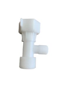 leonking bidet us 7/8"(15/16") up and down and 3/8" side t adapter plastic 3 way connector with rubber washer