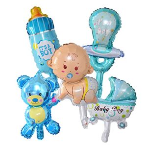baby shower balloons, baby shower decorations, baby boy balloons, baby girl balloons (boy)
