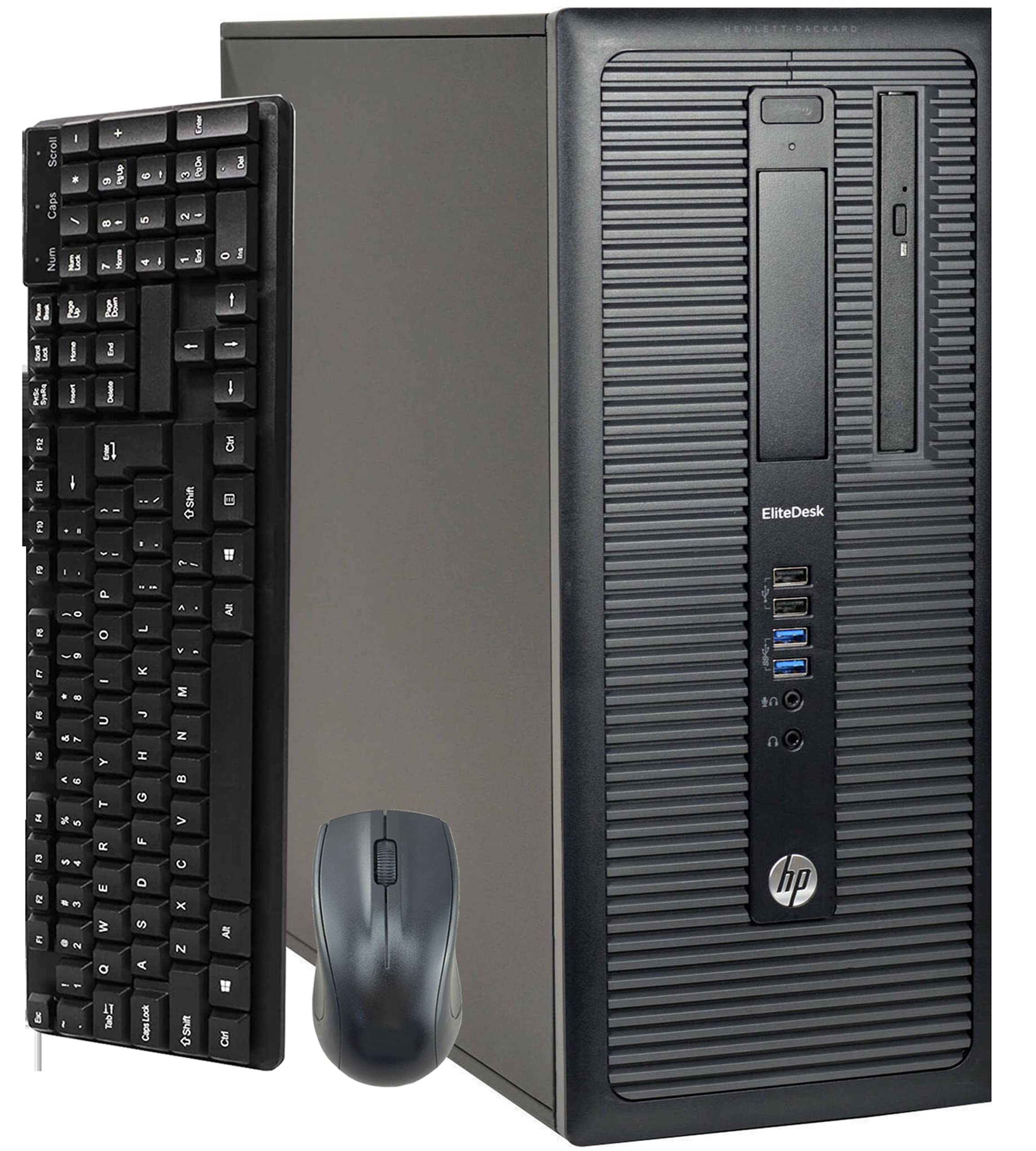 Hp EliteDesk 800 G1 Tower Computer Desktop PC, Intel Core i5 3.2GHz Processor, 16GB Ram, 256GB M.2 SSD + 1TB HDD, WiFi & Bluetooth, Wireleess Keyboard and Mouse, Windows 10 Pro (Renewed)