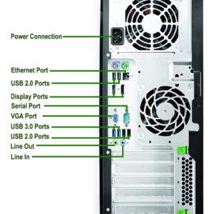 Hp EliteDesk 800 G1 Tower Computer Desktop PC, Intel Core i5 3.2GHz Processor, 16GB Ram, 256GB M.2 SSD + 1TB HDD, WiFi & Bluetooth, Wireleess Keyboard and Mouse, Windows 10 Pro (Renewed)