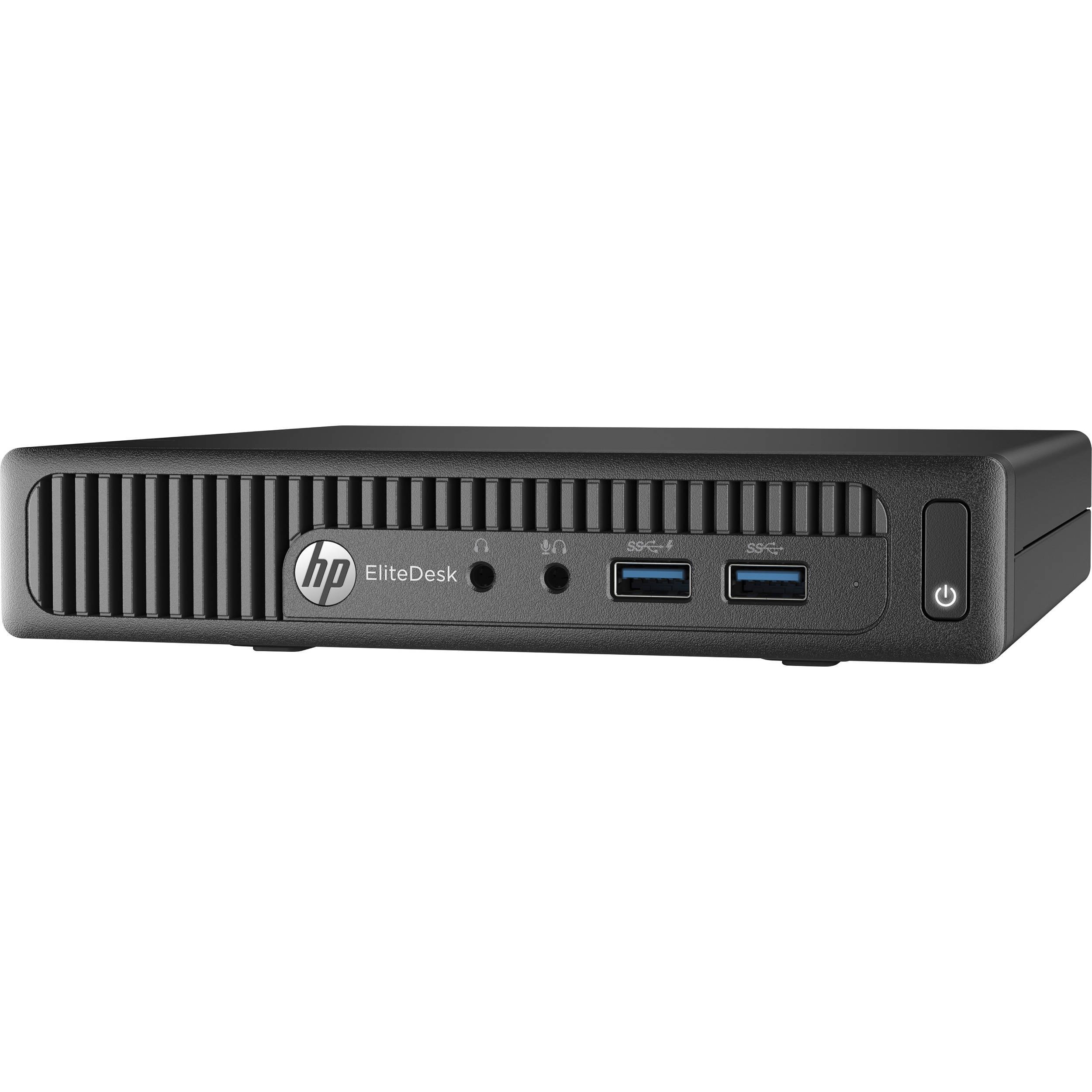 HP EliteDesk 705 G3 Business Mini Desktop PC: AMD A10 PRO-8770E, 256GB SSD, 16GB DDR4, WiFi + Bluetooth, Windows 10 Professional (Renewed)