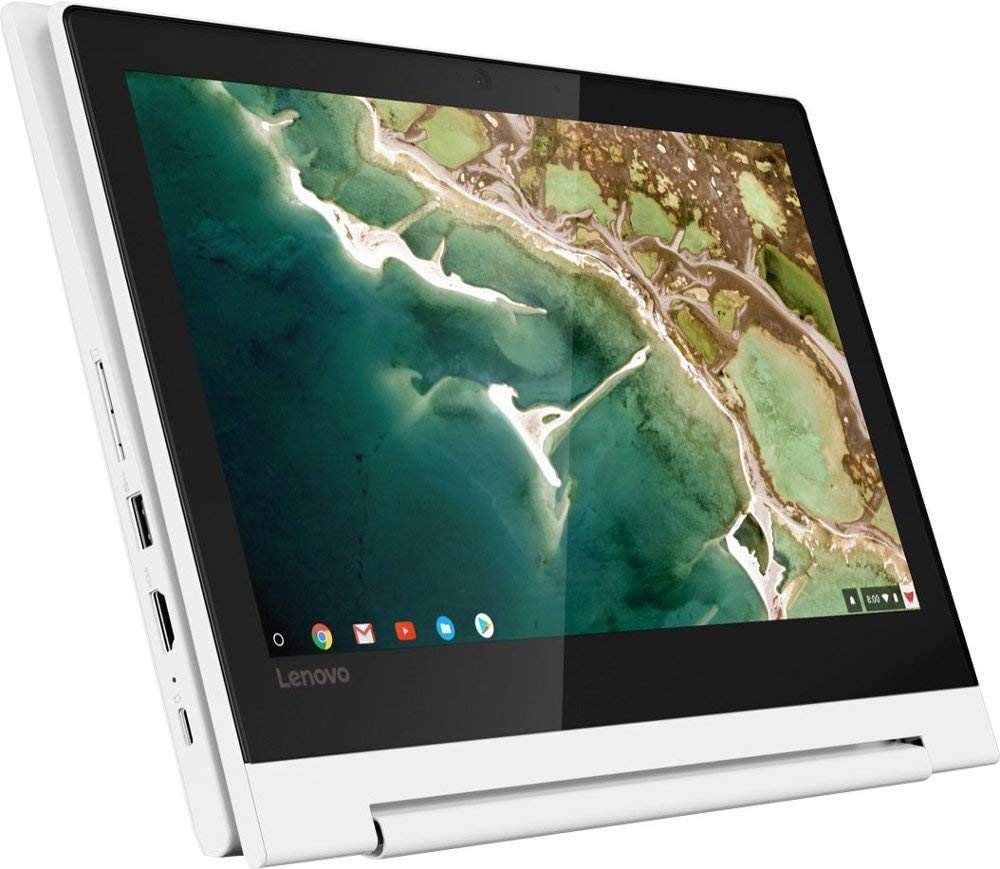 Lenovo 2020 2-in-1 11.6" Convertible Chromebook Touchscreen Laptop Computer/Quad-Core MediaTek MT8173C (4C/ 2X A72 + 2X A53)/ 4GB Memory/ 64GB eMMC/ 802.11ac WiFi/Bluetooth/Type-C/White/Chrome OS