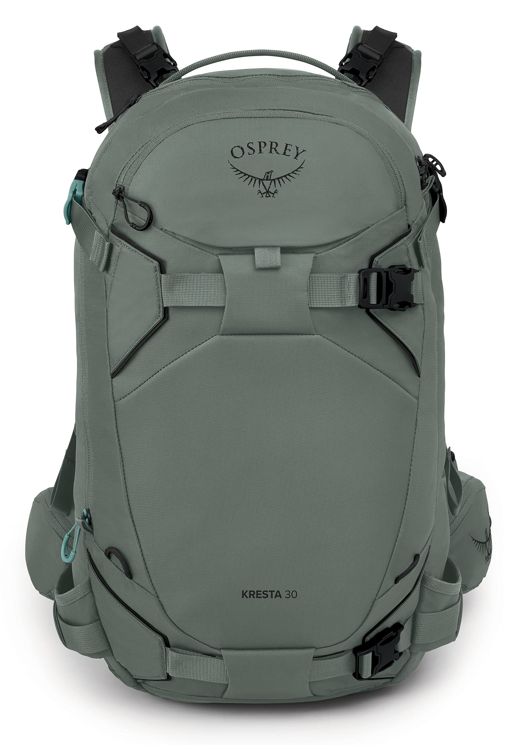 Osprey Kresta 30L Women's Ski Backpack, Pine Leaf Green