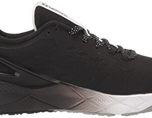 Reebok Women's Nanoflex Cross Trainer, Black/White/Pure Grey, 8.5