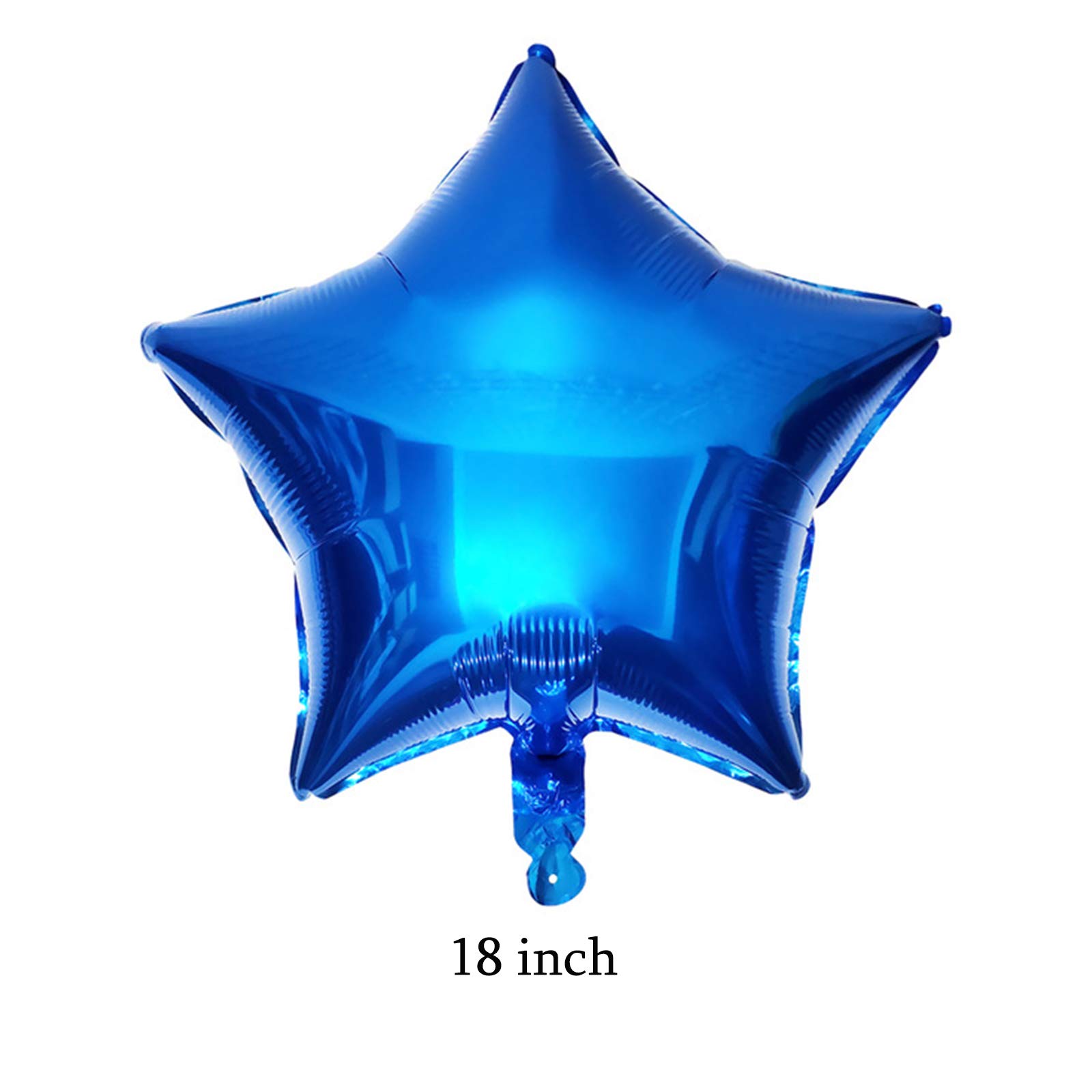 Wdecorm 14Pcs Volleyball Balloons Set, 4Pcs 18 inch 10 Pcs Red Blue Star Mylar for Sports Themed Birthday Baby Shower Senior Night Celebration Party Decoration Supplies