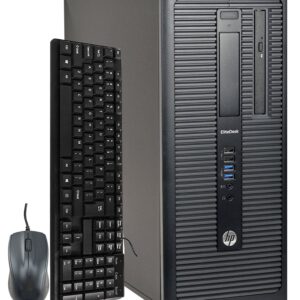 Hp EliteDesk 800 G1 Tower Computer Desktop PC, Intel Core i7 3.4GHz Processor, 16GB Ram, 256GB M.2 SSD, WiFi & Bluetooth, HDMI, Nvidia GeForce GT 1030 4GB DDR4, Windows 10 Pro (Renewed)