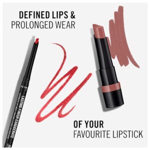 Rimmel Lasting Finish Exaggerate Automatic Lip Liner - Rich, Smooth Formula for Long Lasting Lip Looks - 024 Red Diva, .01oz