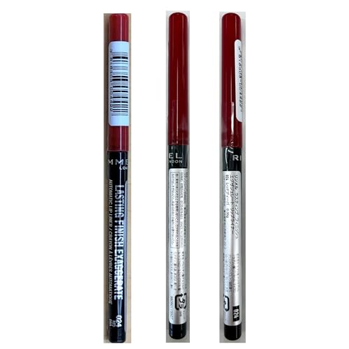 Rimmel Lasting Finish Exaggerate Automatic Lip Liner - Rich, Smooth Formula for Long Lasting Lip Looks - 024 Red Diva, .01oz