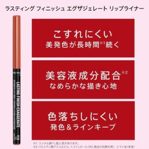 Rimmel Lasting Finish Exaggerate Automatic Lip Liner - Rich, Smooth Formula for Long Lasting Lip Looks - 024 Red Diva, .01oz