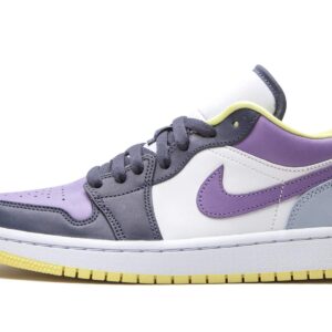 Jordan Womens WMNS Air 1 Low SE DJ4342 400 Mismatched Purple/Magenta - Size 5W