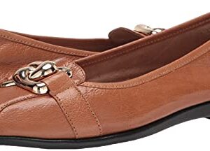 Aerosoles Women's Bristol Ballet Flat, TAN Leather, 7