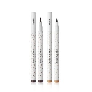 freckle pen 2 colors waterproof long lasting quick dry small spot natural like face freckle makeup pen, dark brown and light brown, upgrade design