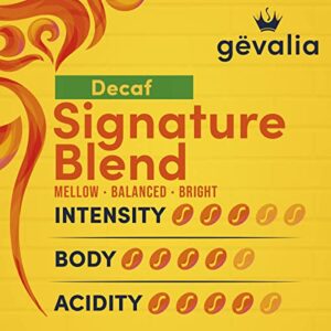 Gevalia Signature Blend Decaf Mild Light Roast K-Cup Coffee Pods (84 ct Box)