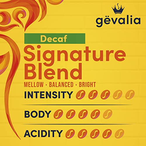 Gevalia Signature Blend Decaf Mild Light Roast K-Cup Coffee Pods (84 ct Box)