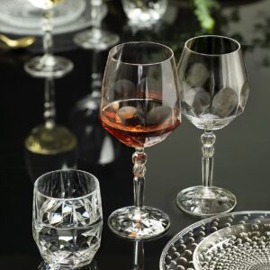 Barski Gin Tonic Glass - Wine Glass - Cocktail - Coupe - Goblet Glass - Set of 6 Crystal Glasses - Glass - Beautifully Designed Goblets - Each Glass is 19.4 oz Made in Europe