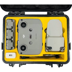judunmsk waterproof hard case for dji mini 2se / mini 2,compact portable carrying case for mavic mini 2 se/mini 2 fly more combo,dji mini 2 se/mini 2 accessories