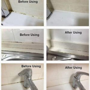 MXY Household Bathroom Black Spot Remover for Bathtub Shower Tile Caulk Washing Machine Rubber Ring 2 units