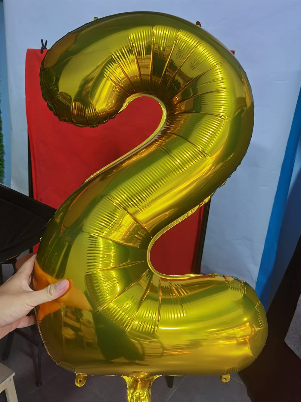 32 Inch Gold Number 4 Balloons Foil Ballon Digital Birthday Party Decoration Supplies (Gold Number 4 Balloon)