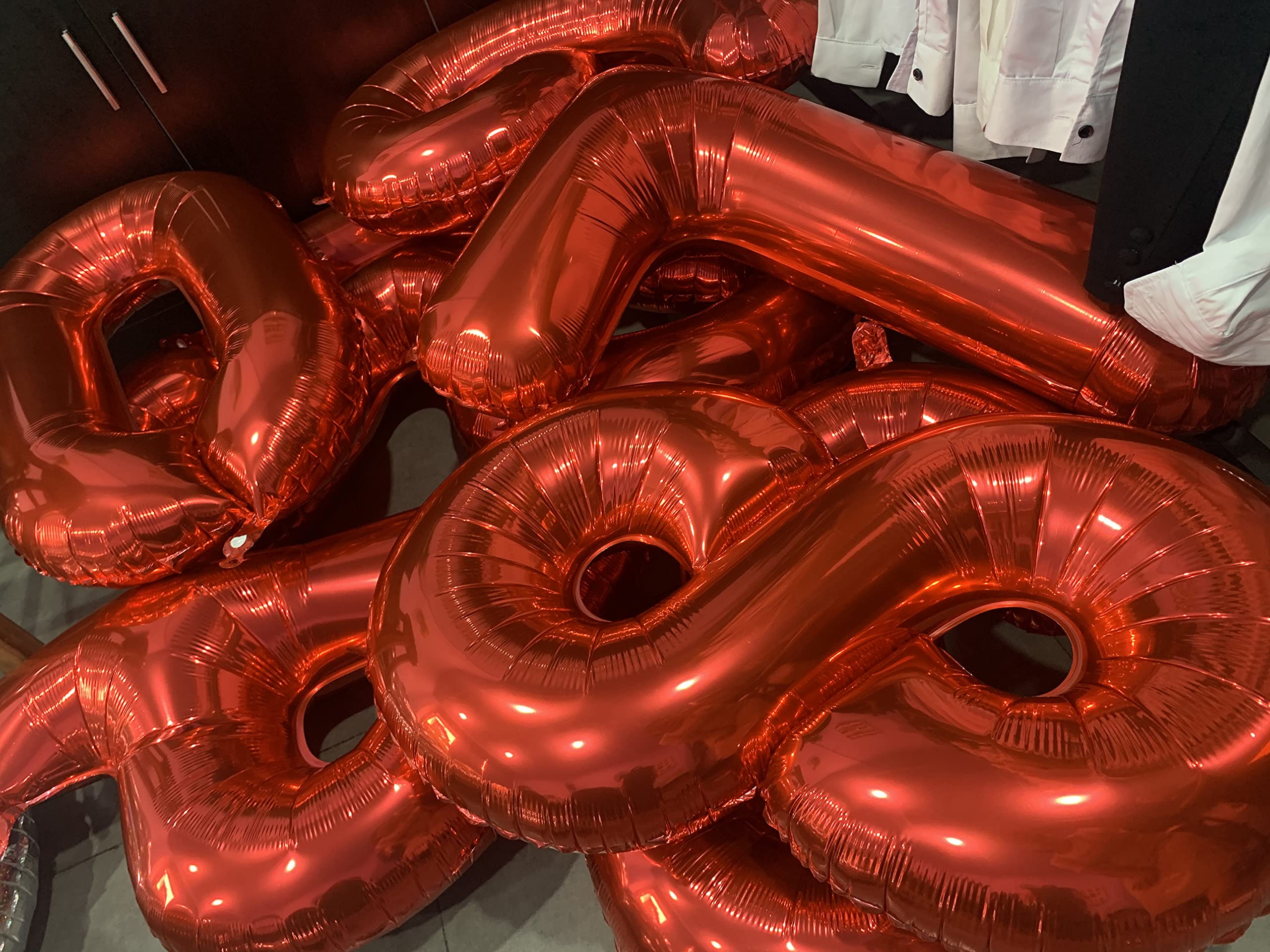 32 Inch Red Number 1 Balloons Foil Ballon Digital Birthday Party Decoration Supplies (Red Number 1 Balloon)