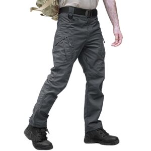 buterules tactical pants military clothing men's outdoor work cargo pants airsoft army combat trousers dark gray l(32)