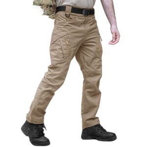 BUTERULES Tactical Pants Military Clothing Men's Outdoor Work Cargo Pants Airsoft Army Combat Trousers Dark Gray L(32)