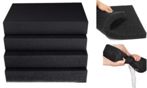 shunting filter foam sponges,filter media pad,filter sponge, cut-to-size foam for aquarium fish tank 19.6"x19.6"x1.57"(35ppi*1pc)