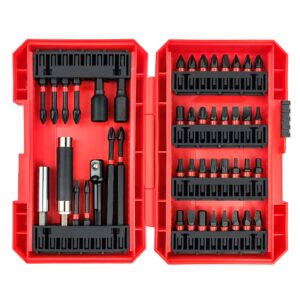 yiyitools screwdriver bit set 45 piece, impact driver bit set for drills and drivers, assorted steel drill bits in storage case for wood metal cement drilling and screwdriving,yy2020051