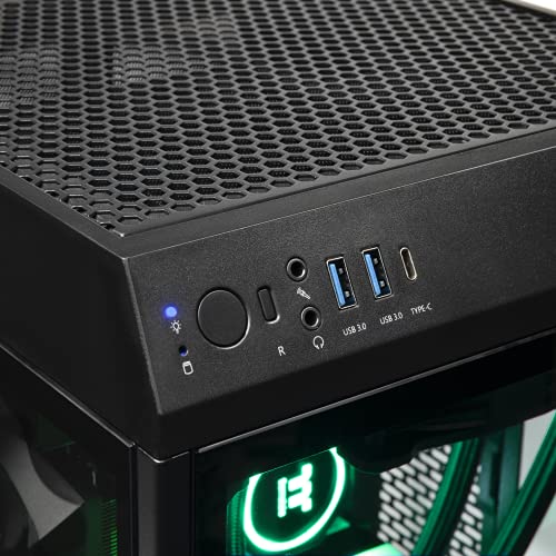 Thermaltake Reactor 370 Liquid-Cooled PC (AMD Ryzen 5 5600X, RTX 3070, 16GB RGB 3600Mhz DDR4 ToughRAM RGB Memory, 1TB Gen4 NVMe M.2, WiFi, Win 10 Home) Gaming Desktop Computer TW1B-B550-R37-LCS