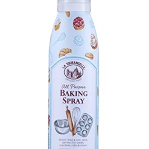 La Tourangelle, All Purpose Baking Spray, Gluten-Free, Non-Stick, Chemical Free and Propellant Free, Expeller-Pressed Cooking Spray Oil, 5 fl oz