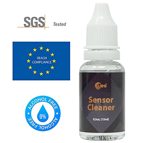 UES APC-C Camera Sensor Cleaning Kit for DSLR and Mirrorless Cameras (12 Swabs and 15ml Cleaner)
