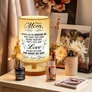 WSYEAR Mothers Day Birthday Gifts for Mom from Daughter Son-Table Lamp Mom Gifts from Daughters Night Light Anniversary Presents for Mother Women