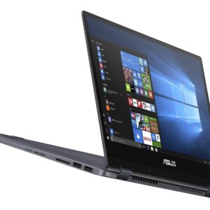 ASUS VivoBook Flip 14 2 in 1 14-inch FHD Touchscreen Laptop - 8th Gen Intel core i3-8145U - 4GB RAM - 128GB SSD - Fingerprint - Backlit - USB-C - Win10 (Renewed)