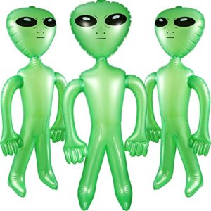 3 pcs 35 inch alien inflates inflatable alien jumbo alien blow up toy for party decorations, birthday, halloween, alien theme party