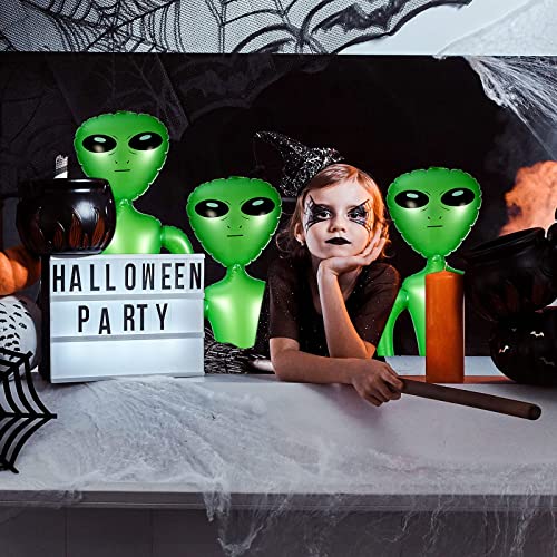 3 Pcs 35 Inch Alien Inflates Inflatable Alien Jumbo Alien Blow up Toy for Party Decorations, Birthday, Halloween, Alien Theme Party