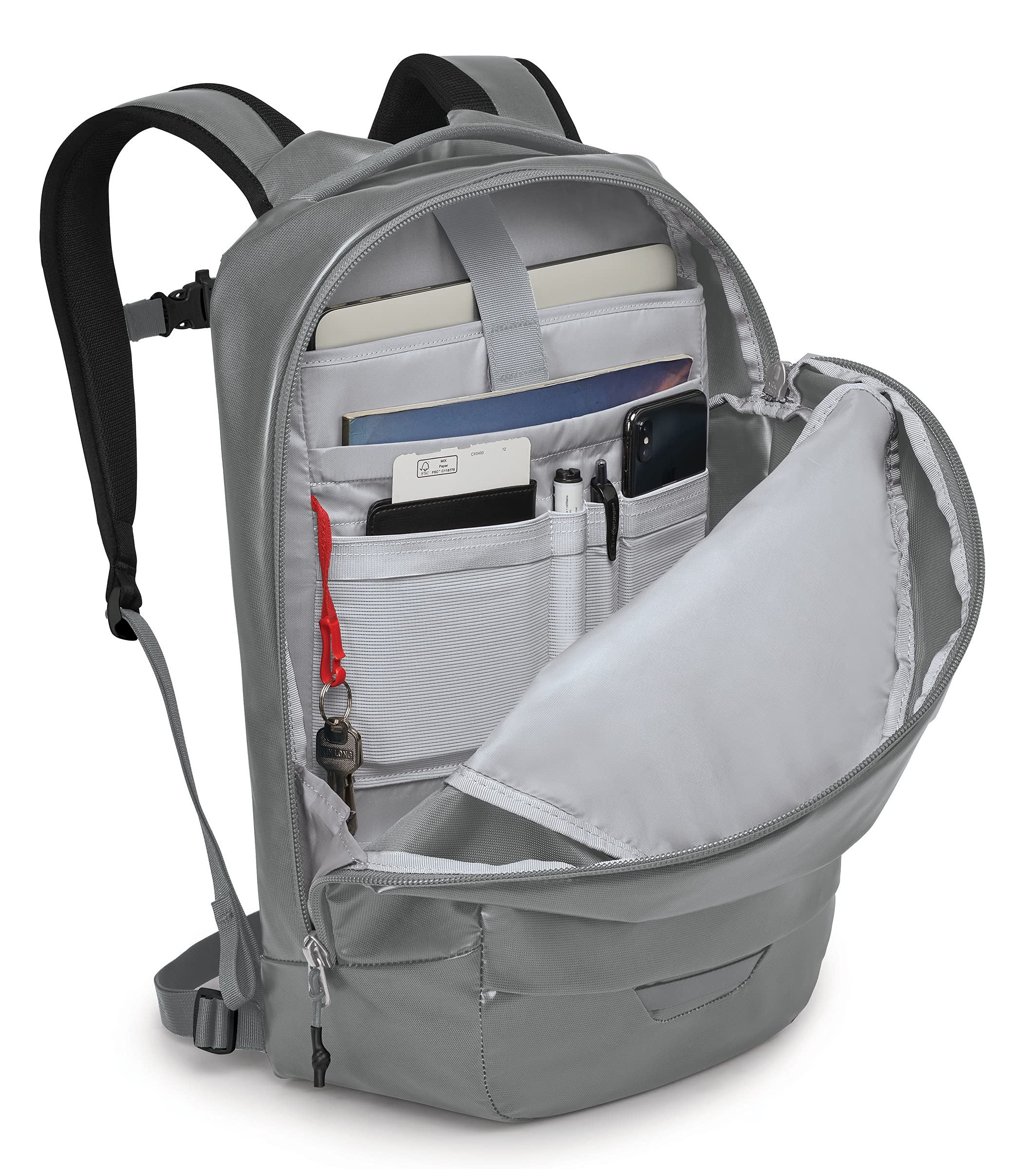Osprey Transporter Panel Loader Commuter Backpack, Smoke Grey