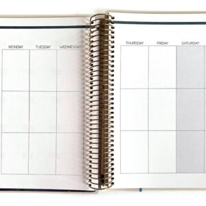 Paper House Productions 12 Month Undated 9.5" Planner with Month and Event Flag Stickers - Celestial