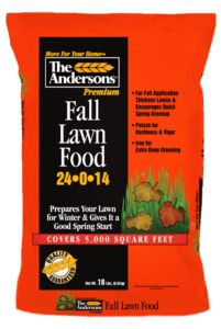 the andersons premium fall lawn food 24-0-14 fertilizer 5,000 sq ft bag