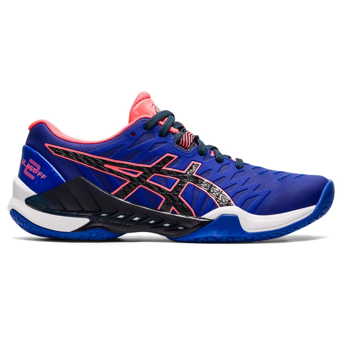 ASICS Women's Blast FlyteFoam 2 Handball Shoes, 8.5, Lapis Lazuli Blue/French Blue