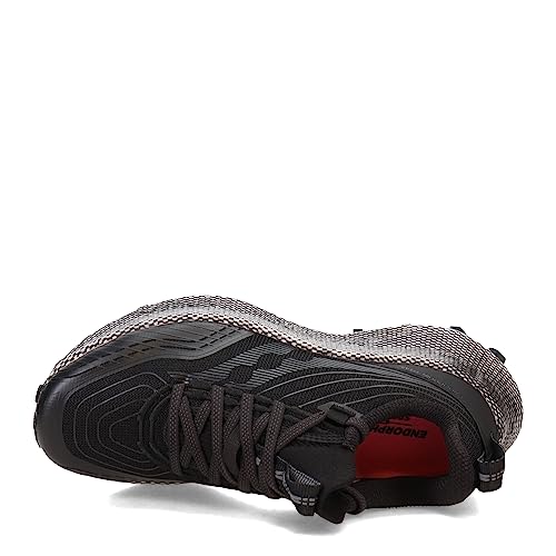 Saucony Women's Endorphin Trail Health Care Professional Shoe, Black/Gravel, 8.5