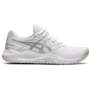 ASICS Women's Gel-Challenger 13 Tennis Shoes, 7.5, White/Pure Silver