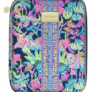 Lilly Pulitzer Agenda Folio with Interior Pockets and Zip Close, Travel Portfolio Sized to Fit All Lilly Personal Planners, Seen and Herd