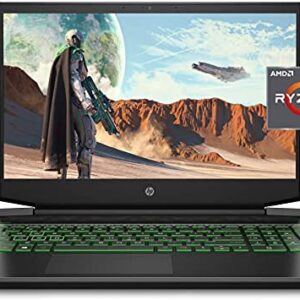 HP Pavilion Gaming Laptop Computer, 15.6" FHD IPS Anti-Glare 144Hz Display, AMD Ryzen 5 5600H, 8GB RAM, 512GB PCIe NVMe SSD, GeForce GTX 1650 4GB, Backlit Keyboard, WiFi 6, Bluetooth, Win 10 Home