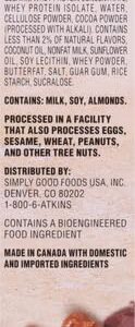 Atkins Chocolate Almond Butter Protein Meal Bar, Keto Friendly, 5 Count