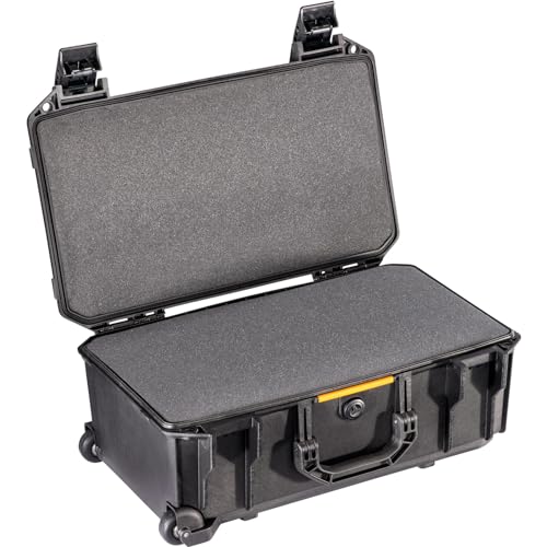 Pelican Vault - v525 Case with Foam for Camera, Drone, Equipment, Electronics, Gear, and more (Black)