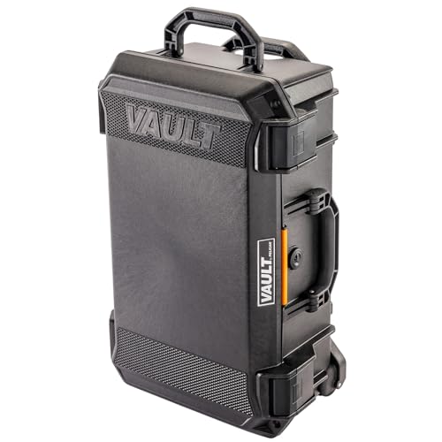 Pelican Vault - v525 Case with Foam for Camera, Drone, Equipment, Electronics, Gear, and more (Black)