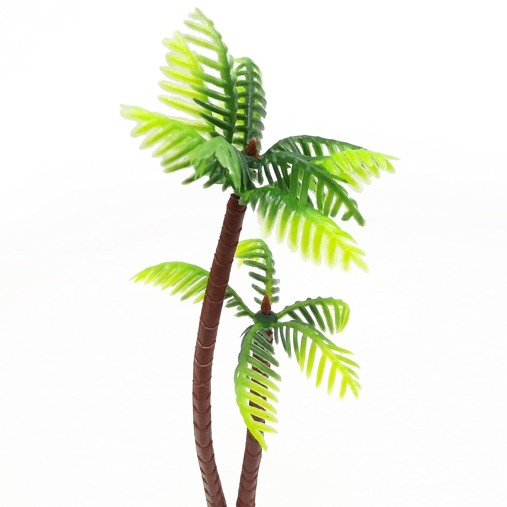 YOOHUA 25PCS Coconut Palm Model Artificial Trees/Cake Topper - Charming Cupcake Topper Scenery Model Scenery Model for Cake Decorations or Building Model Landscape Artificial Plants