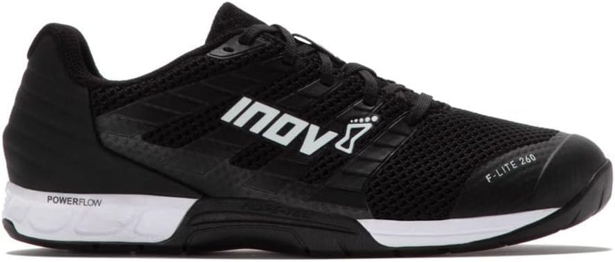 inov-8 Women's F-Lite 260 V2 Lightweight Cross Training Shoe for Versatile Training - Black/White - 8