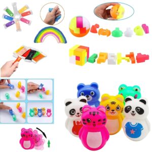 Maegawa 66 Pcs Party Favors For Kids, School Classroom Rewards, Treasure Box Toys Carnival Prizes, Pinata Filler Goodie Bag Stuffers, Prize Box Toys for Kids Classroom