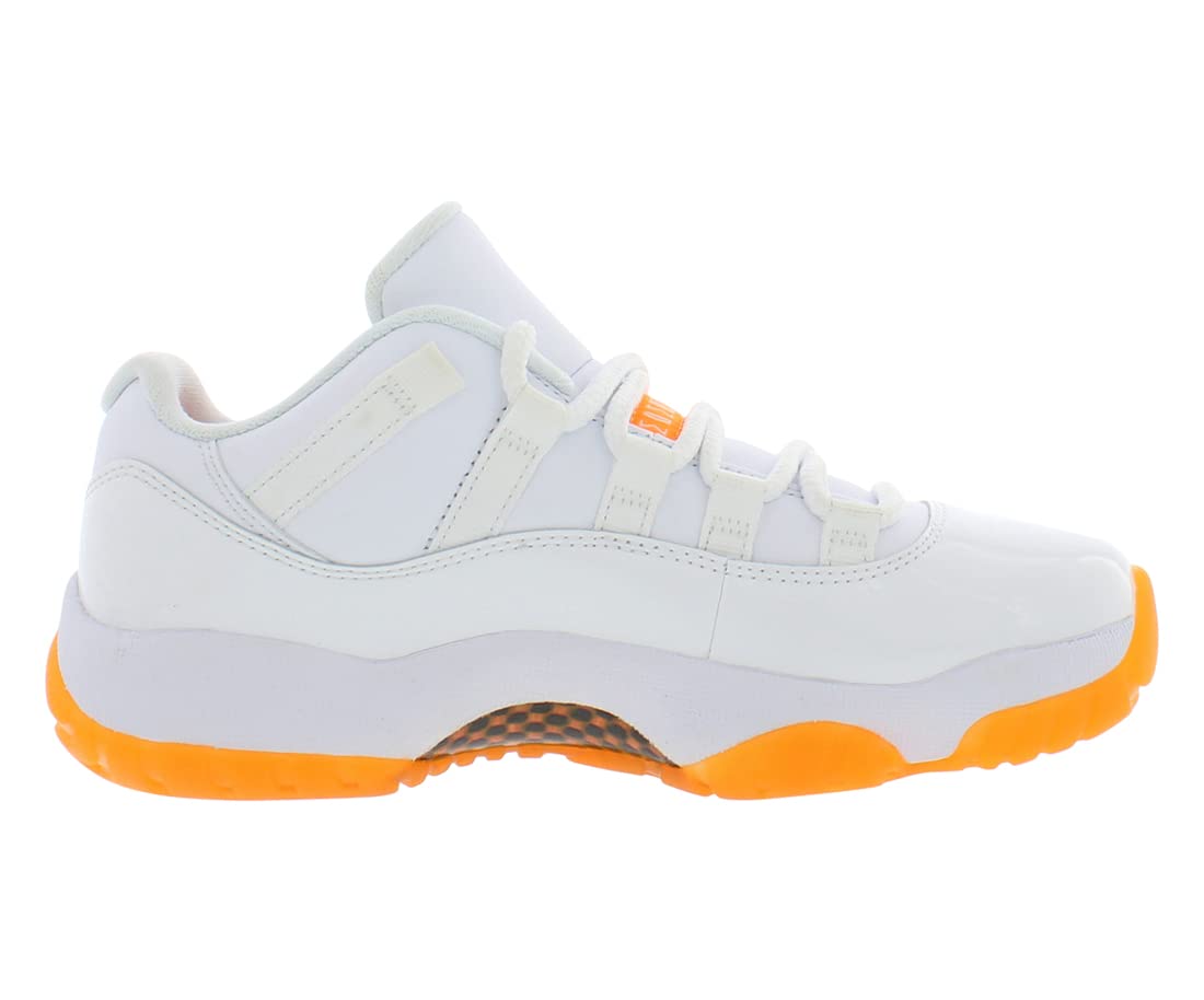 Nike Women's Air Jordan 11 Low WMNS Bright Citrus, White/Bright Citrus, 8.5W