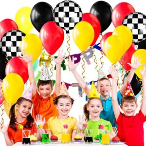 127 Pieces Car Race Balloons Party Supplies Race Car Theme Birthday Party Garland Arch Party Decorations (Race Car Style)